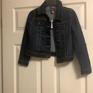 Size 7/8 Blue Jean Jacket. Never worn.